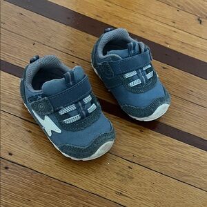 Stride Rite Blue and Gray Kids Sneakers